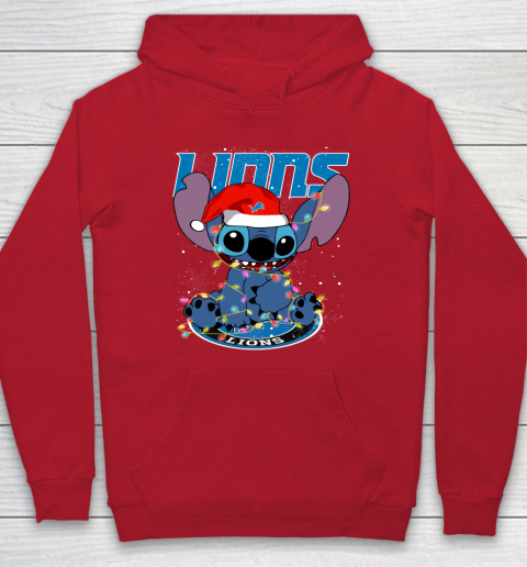 Detroit Lions NFL Football noel stitch Christmas Hoodie 6
