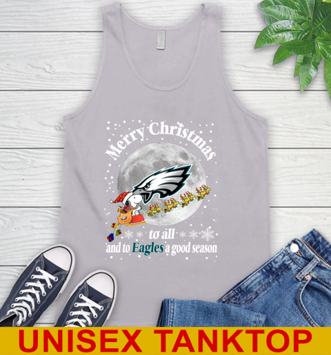 Philadelphia Eagles Merry Christmas To All And To Eagles A Good Season NFL Football Sports Tank Top 3
