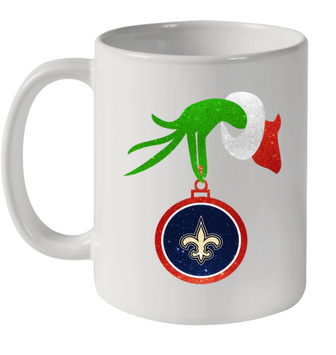 New Orleans Saints Grinch Merry Christmas NFL Football Ceramic Mug 11oz