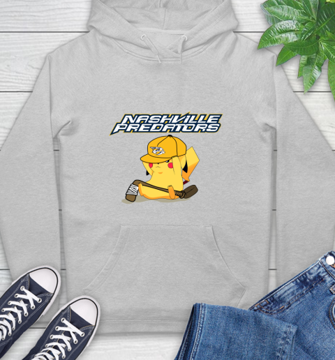 NHL Pikachu Hockey Sports Nashville Predators Hoodie 6