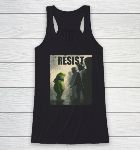 Resist Portland Frog Protest Shirt Racerback Tank
