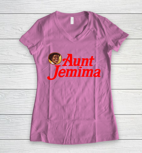 Aunt Jemima Women's V-Neck T-Shirt 8