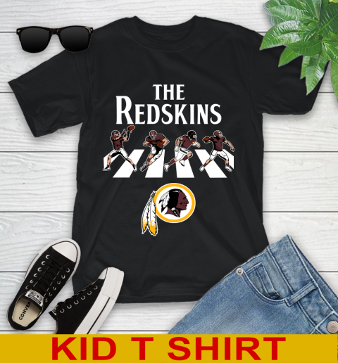 NFL Football Washington Redskins The Beatles Rock Band Shirt Youth T-Shirt