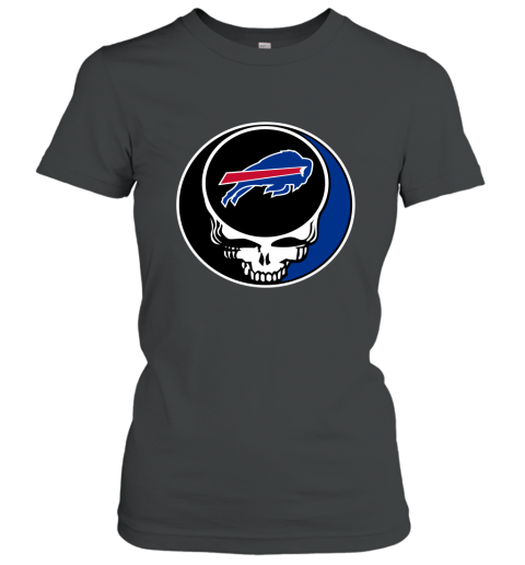 NFL Buffalo Bills Grateful Dead Rock Band Football Sports DSWmUpl38RU ladies t shirt 20 95 151514 front black