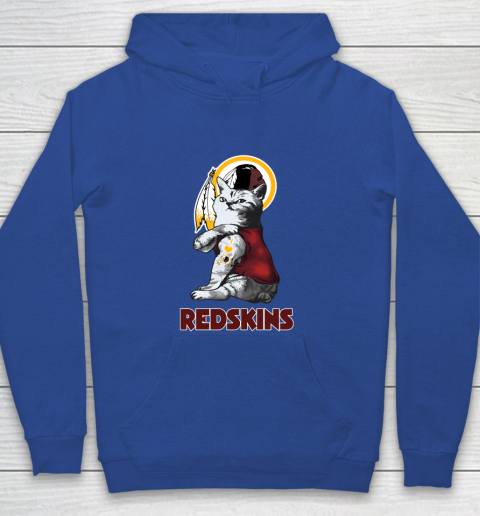 NFL Football My Cat Loves Washington Redskins Youth Hoodie 6