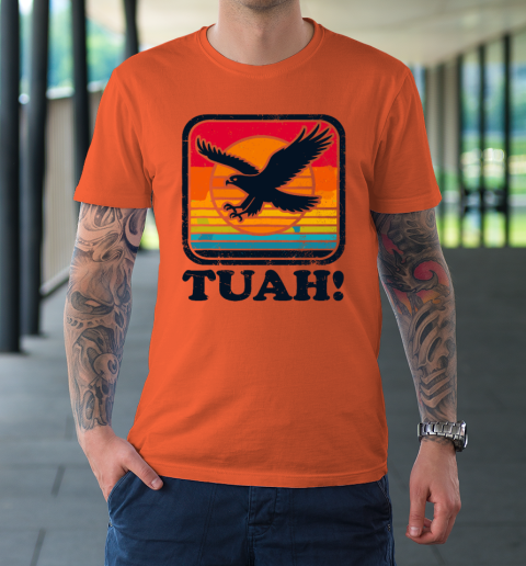 Funny Hawk Tuah Tush Camping Hiking Sarcastic T-Shirt 2