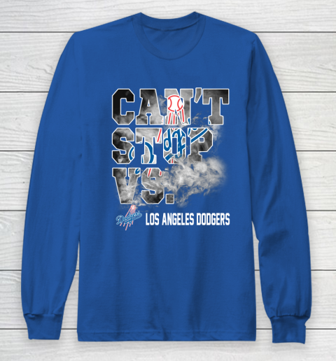MLB Los Angeles Dodgers Baseball Can't Stop Vs Dodgers Long Sleeve T-Shirt 6