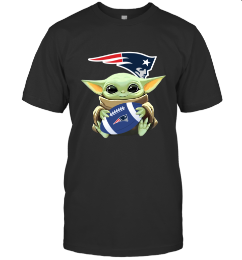 Star Wars Baby Yoda Hugs New England Patriots The Best The Mandalorian Football Fans Hug Me You Must