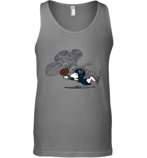 Houston Texans Snoopy Plays The Football Game Tank Top