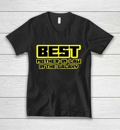 Best Mother In Law In The Galaxy For Mother's Day V-Neck T-Shirt