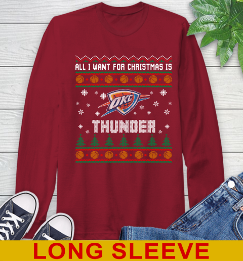 NBA Basketball All I Want For Christmas Is Oklahoma City Thunder 63