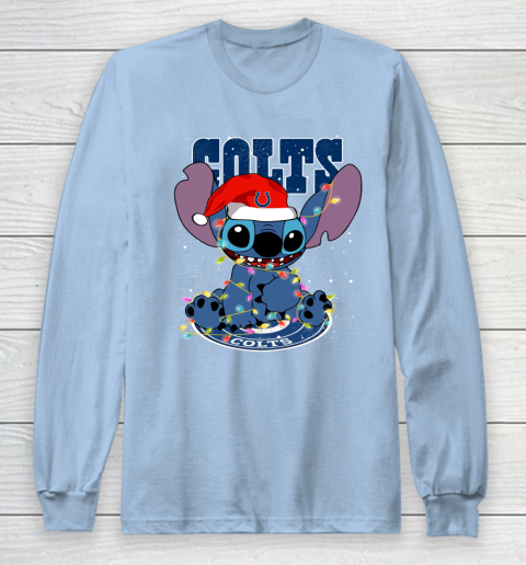 Indianapolis Colts NFL Football noel stitch Christmas Long Sleeve T-Shirt 5