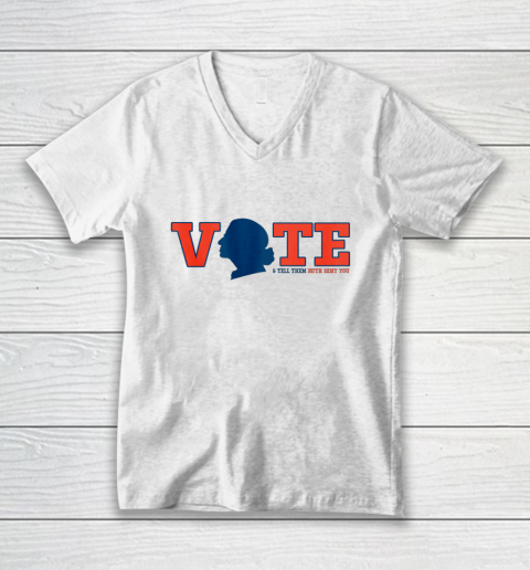 Vote Tell Them Ruth Sent You RBG Vote Shirt Notorious V-Neck T-Shirt