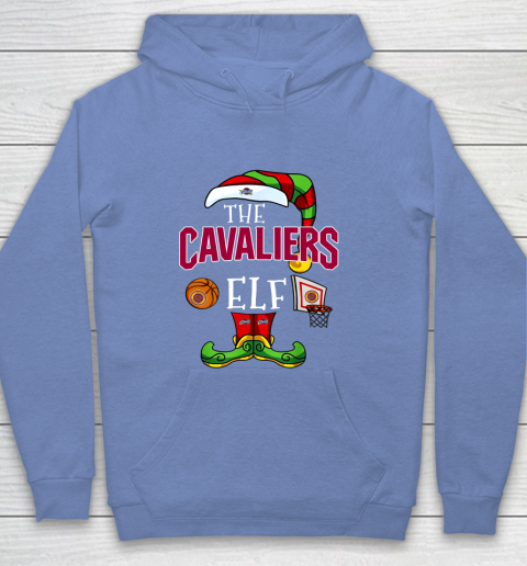 Cleveland Cavaliers Christmas ELF Funny NBA Youth Hoodie 8