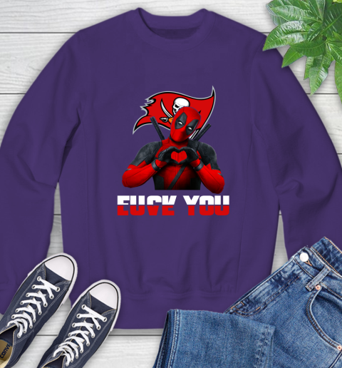 NHL Tampa Bay Buccaneers Deadpool Love You Fuck You Football Sports Sweatshirt 4