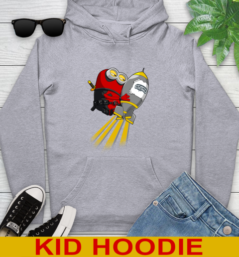 NBA Basketball San Antonio Spurs Deadpool Minion Marvel Shirt Youth Hoodie 6