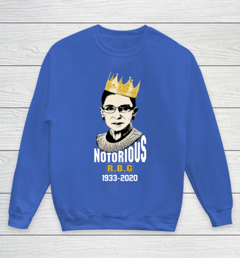 Notorious RBG 1933  2020 Ruth Bader Ginsburg Political Youth Sweatshirt 6