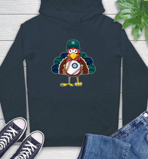 Seattle Mariners Turkey thanksgiving Hoodie 7