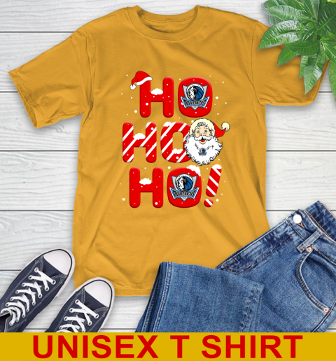 Dallas Mavericks NBA Basketball Ho Ho Ho Santa Claus Merry Christmas Shirt T-Shirt 2