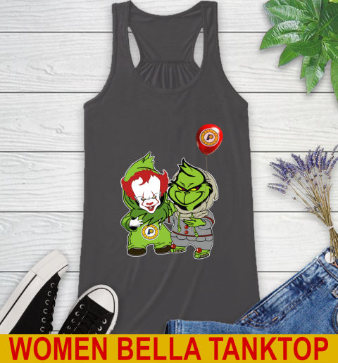 Indiana Pacers Baby Pennywise Grinch Christmas NBA Basketball Racerback Tank 12