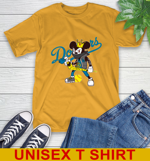 Los Angeles Dodgers MLB Baseball Mickey Peace Sign Sports T-Shirt 3