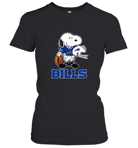 Snoopy A Strong And Proud Buffalo Bills Player NFL Women's T-Shirt