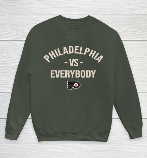 Philadelphia Flyers Vs Everybody Youth Sweatshirt 8