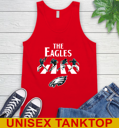 NFL Football Philadelphia Eagles The Beatles Rock Band Shirt Tank Top 5