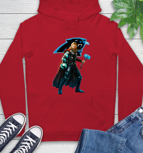 NFL Thor Avengers Endgame Football Carolina Panthers Hoodie 10
