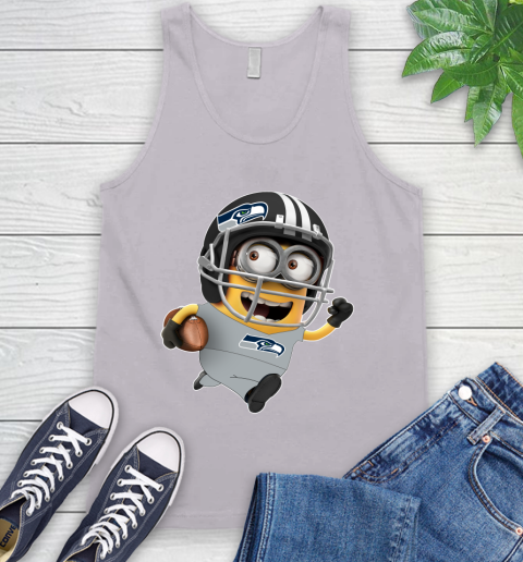 NFL Seattle Seahawks Minions Disney Football Sports Tank Top 4