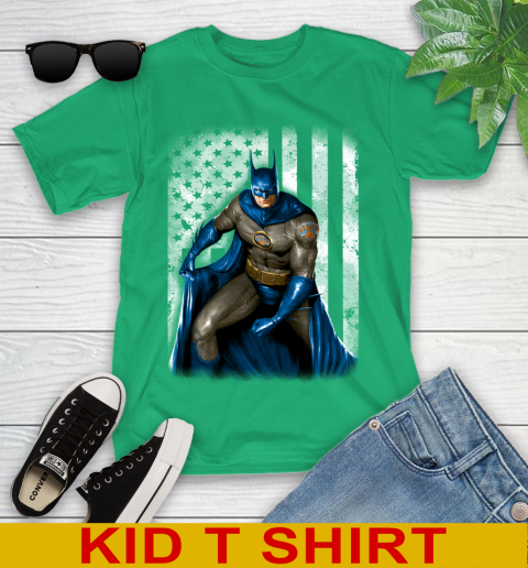 New York Knicks NBA Basketball Batman DC American Flag Shirt Youth T-Shirt 7
