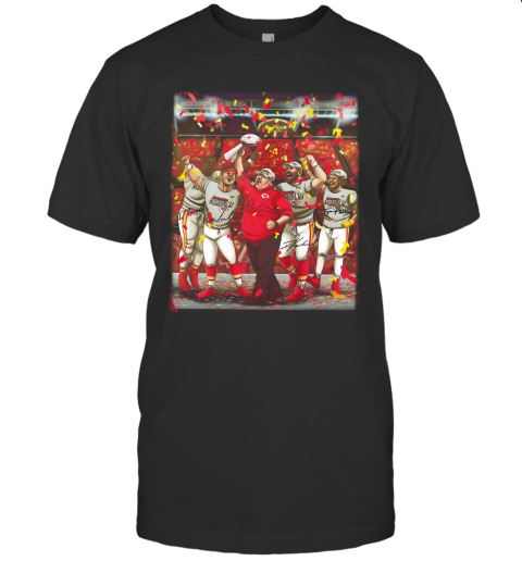 Kansas City Chiefs Andy Reid And Players Super Bowl Champions T-Shirt