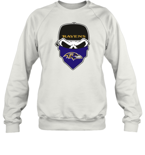 Baltimore Ravens Skull Sweatshirt