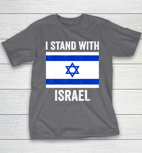 I Stand With Israel  Free Israel Youth T-Shirt 5