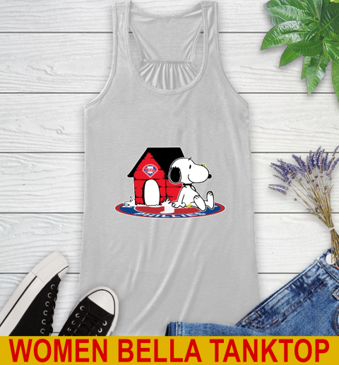 MLB Baseball Philadelphia Phillies Snoopy The Peanuts Movie Shirt Racerback Tank