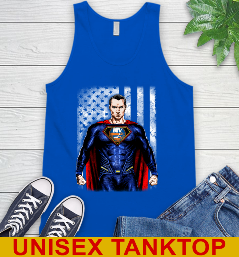 NHL Hockey New York Islanders Superman DC Shirt Tank Top 4