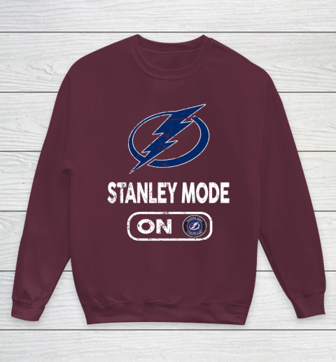 Tampa Bay Lightning Stanley Mode On Youth Sweatshirt 4