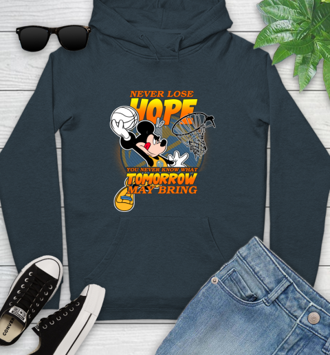 Denver Nuggets NBA Basketball Mickey Disney Never Lose Hope Youth Hoodie 10