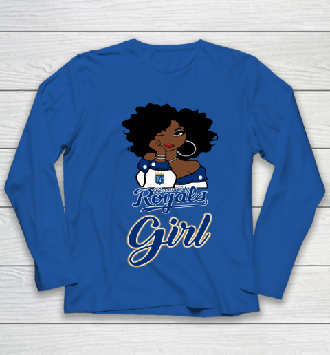 Kansas City Royalss Girl MLB Youth Long Sleeve 9