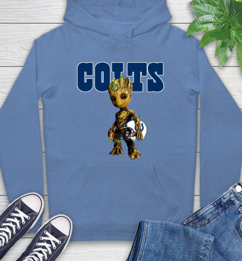 Indianapolis Colts NFL Football Groot Marvel Guardians Of The Galaxy Hoodie 11