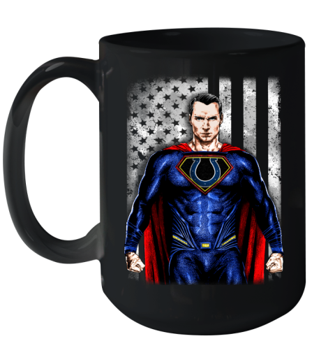 NFL Football Indianapolis Colts Superman DC Shirt Ceramic Mug 15oz