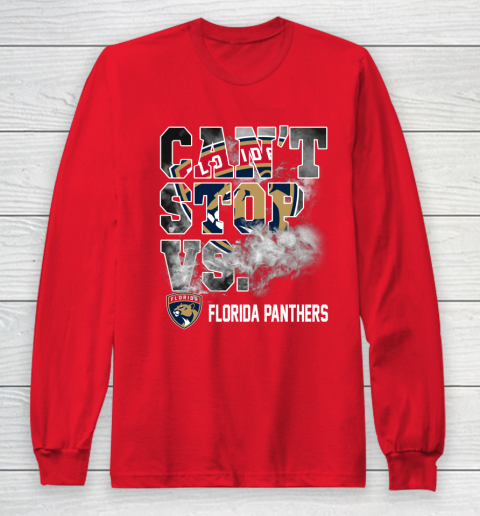 NHL Florida Panthers Hockey Can't Stop Vs Long Sleeve T-Shirt 7
