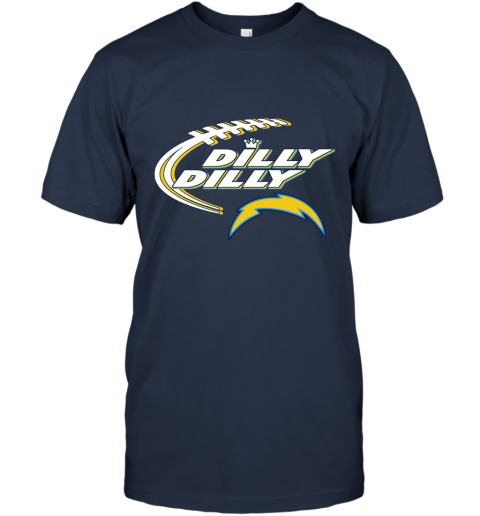 NFL Los Angeles Chargers Dilly Dilly Football Sports vFU3UlO6rXL classic t shirt 2 95 151514 front navy
