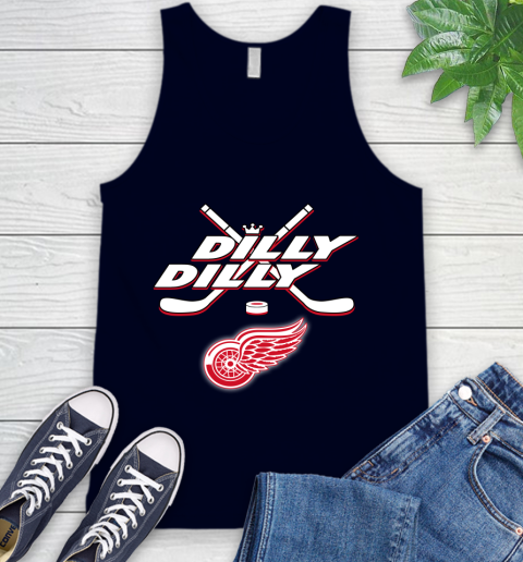NHL Detroit Red Wings Dilly Dilly Hockey Sports Tank Top 3