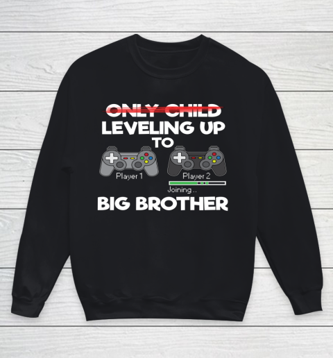 Soon To Be Big Bro Cute Pregnancy 2021 Gifts for Brother Youth Sweatshirt