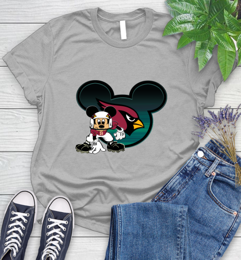 NFL Arizona Cardinals Mickey Mouse Disney Football T Shirt Women's T-Shirt 5