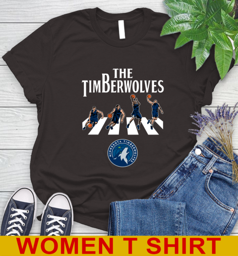 NBA Basketball Minnesota Timberwolves The Beatles Rock Band Shirt Women's T-Shirt 9