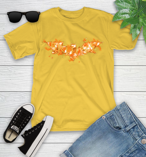 NHL Boston Bruins Batman Logo DC Hockey Sports Shirts Youth T-Shirt 10