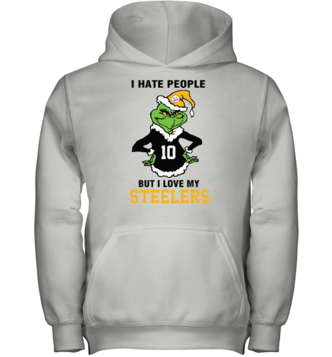I Hate People But I Love My Steelers Pittsburgh Steelers NFL Teams Youth Hoodie