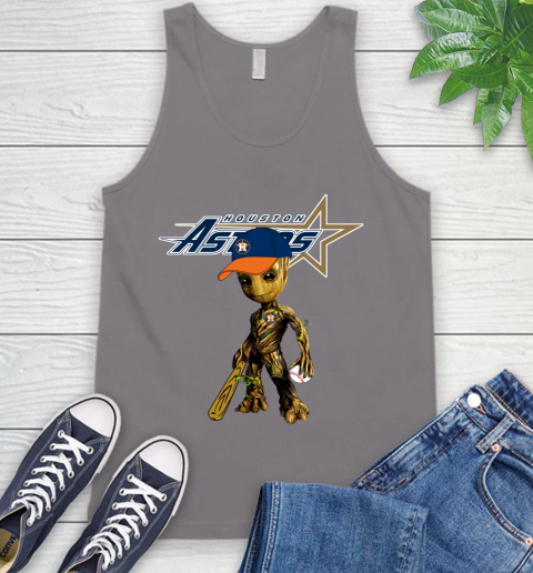 MLB Houston Astros Groot Guardians Of The Galaxy Baseball Tank Top 7